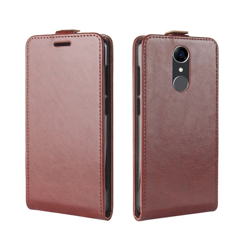 For Cubot Note Plus Case 5.2&quot Retro Crazy Horse PU Leather Vertical Flip Phone for Full Coverage Cover Bag | Мобильные телефоны
