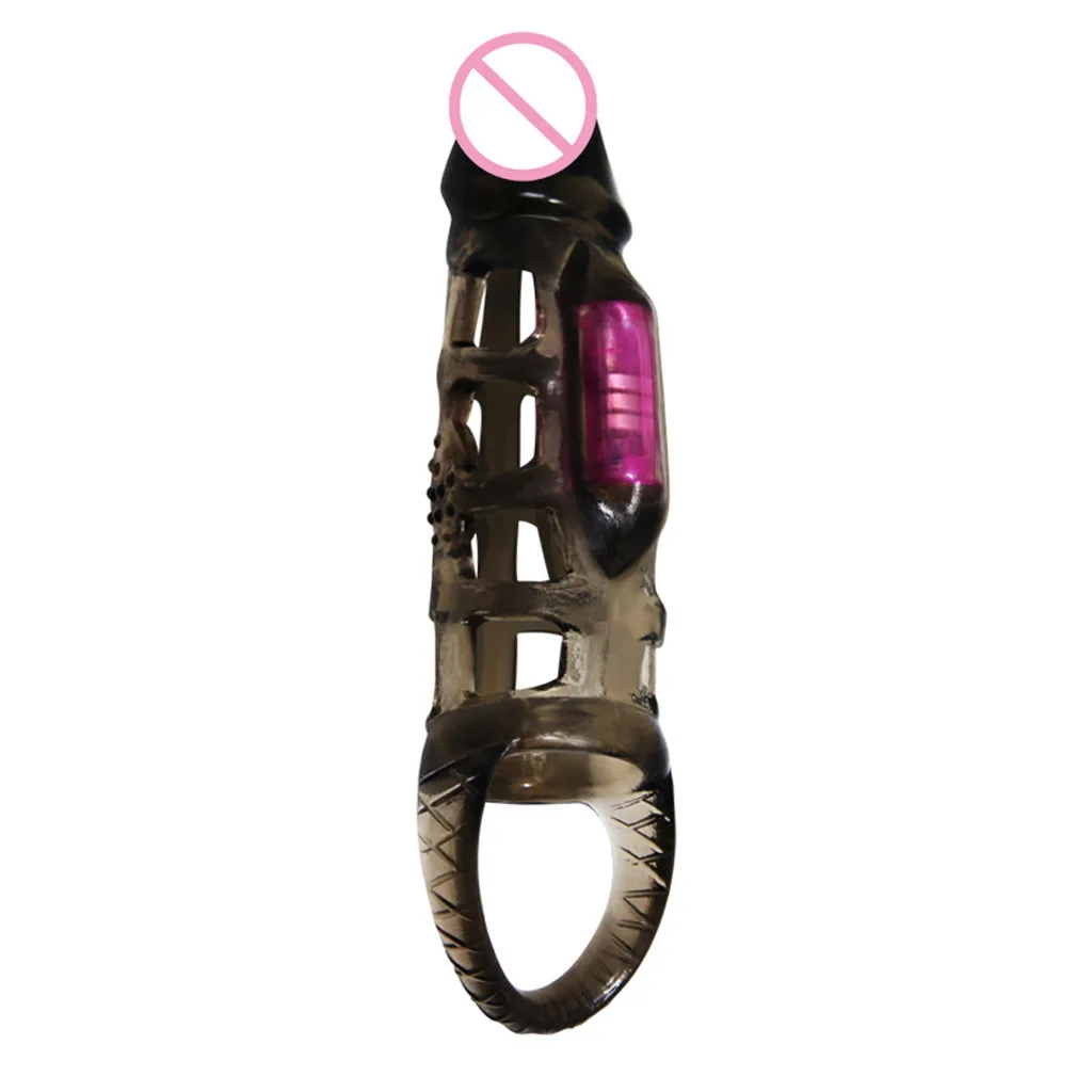 Секс удлинитель вибратор для мужчин удлиняющий силикагель Высокоэластичный