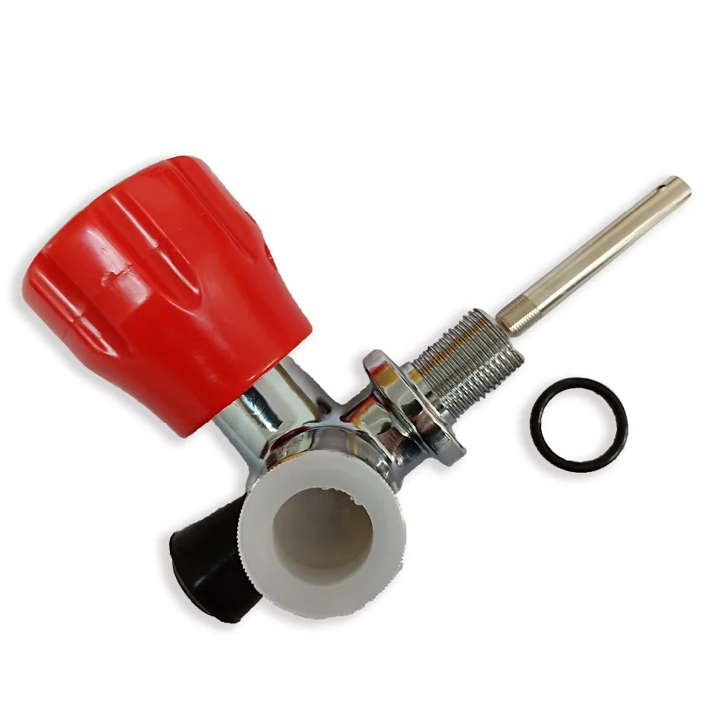 AC911 M18*1.5 red valve for PCP rifle paintball tank scuba carbon fiber cylinder direct from chinese factory on sale Acecare