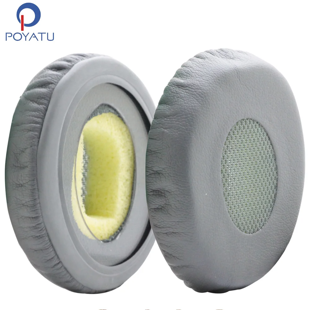 

Poyatu Earpads For Bose On-Ear OE2 OE2i Headphone Replacement Ear Pad Ear Cushion Ear Cups Ear Cover Repair Parts Grey Black