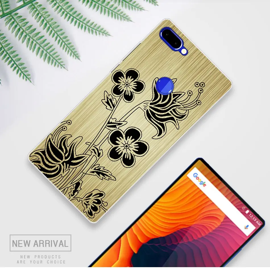 UTOPER основа для Vernee Mix 2 чехол Дерево картина усиления black rose телефона M5 Чехол m5