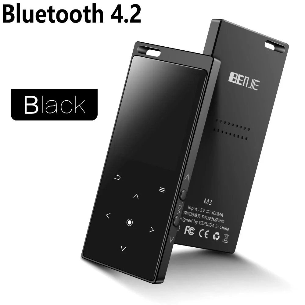 MP4 плеер с bluetooth металлический mp3 mp4 музыкальный портативный медиа тонкий 1 8 дюймов