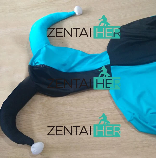 ZentaiHero, новинка, самый популярный костюм Мику Харли Квинн, синий и черный костюм на Хэллоуин для женщин, костюм супергероя