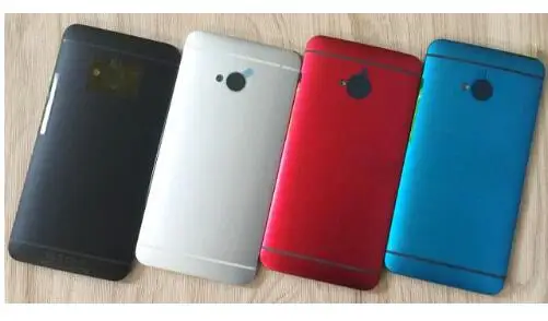 Задняя крышка для HTC ONE M7 801e 801n 801s задняя батарейного отсека чехол с кнопкой