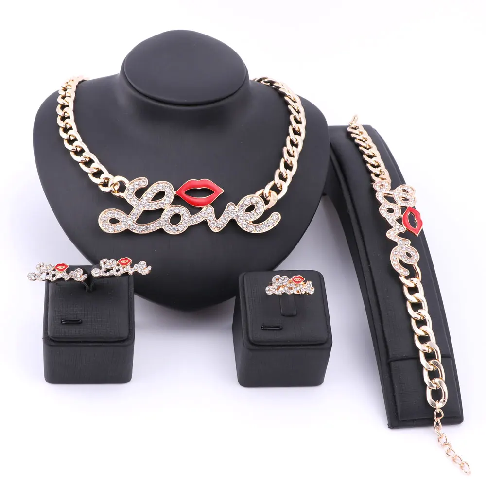 Комплект из колье серёг и кольца в стиле хип хоп|bracelet heart|bracelet purplebracelet bakelite |