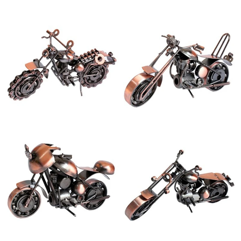 Винтажная Модель двигателя VILEAD железная ретро фигурка мотоцикла новогодний