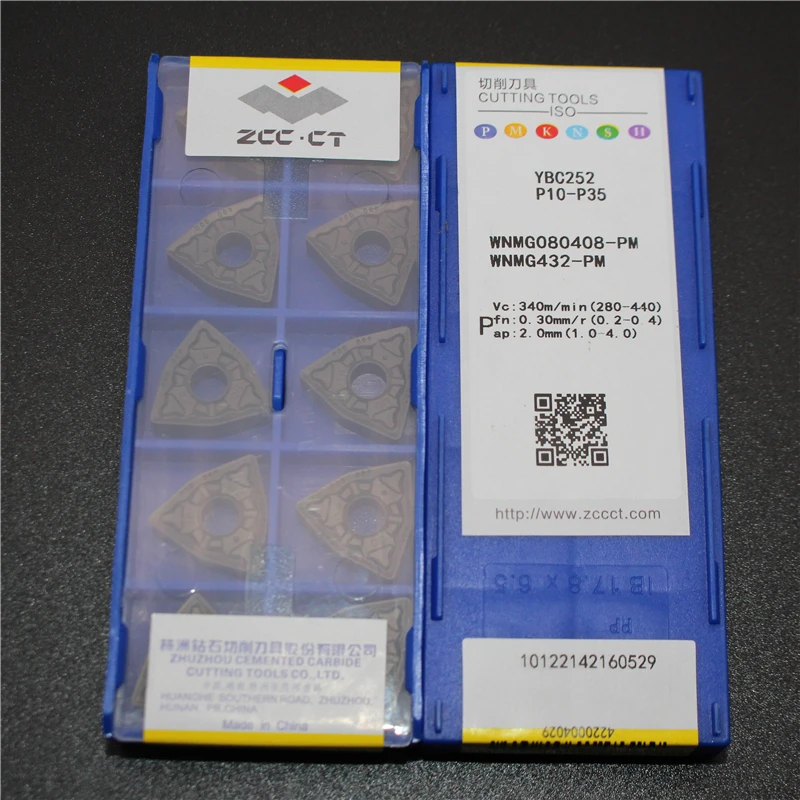 10 шт. WNMG080404-PM YBC251 WNMG080408-M YBC252 золото Сталь WNG432 PM YBC252 вспененные инструменты карбидные вставки внешний токарный инструмент