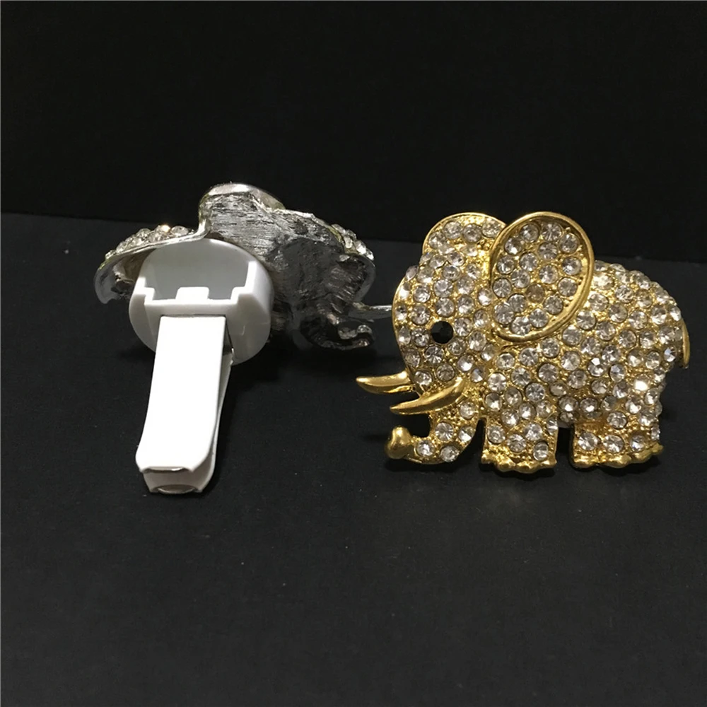 Car Perfume Clip Elephant Diamond Fragrance Air Outlet Freshener Flavor Smell Auto Decoration Diffuser Trim Accessories Gift | Автомобили