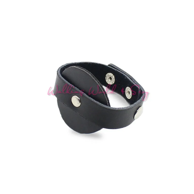 Регулируемое кожаное кольцо для члена из ПУ мужское пениса задержка эякуляции