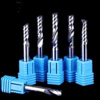 10pcs 6mm 14 high quality carbide cnc router bits one single flute mirror end mill tools 22mm 6622