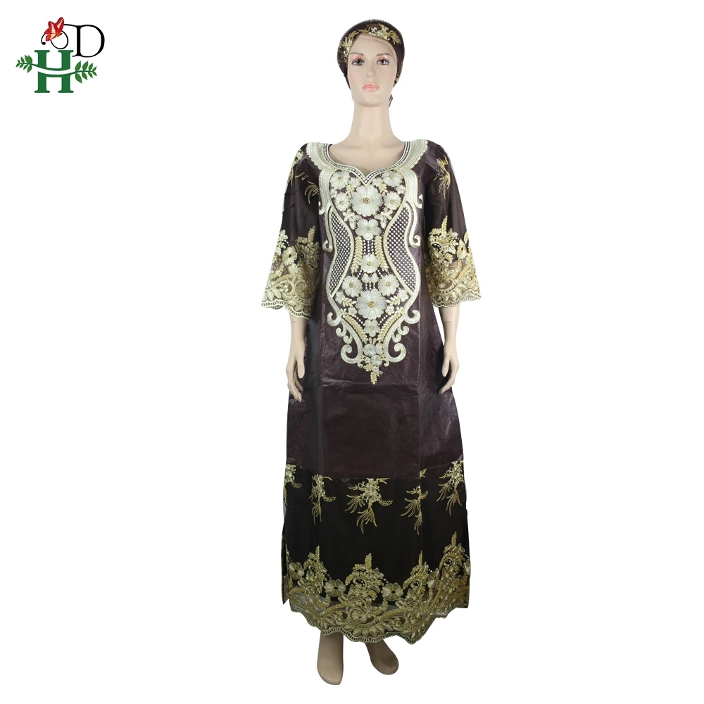 Женская одежда H & D в африканском стиле кружевные платья Дамская vestido накидка на