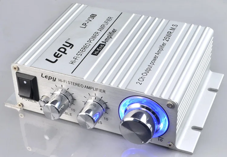 Мини-усилитель KYYSLB LP-V3S домашний компактный Hi-Fi-усилитель 12 В постоянного тока