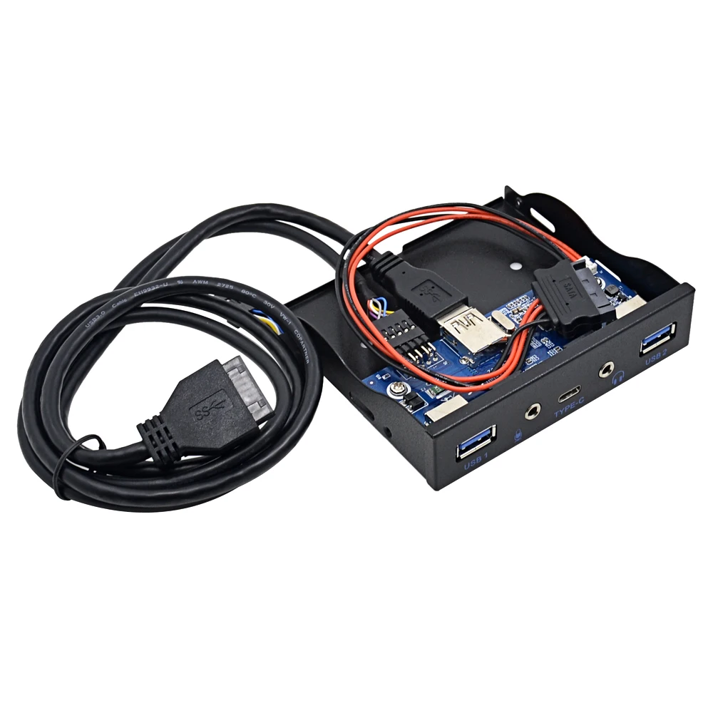 5 портов USB 3 1 TYPE C 0 передняя панель с мм аудио интерфейсом типа адаптер расширения