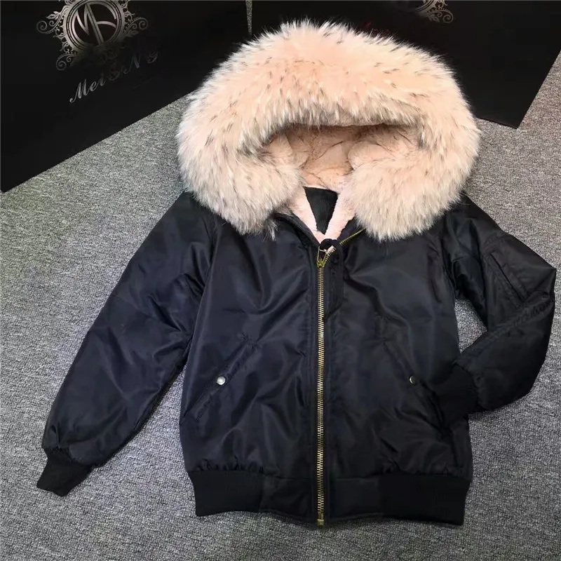 Женская зимняя куртка-бомбер светло-розовая куртка на молнии водонепроницаемая |