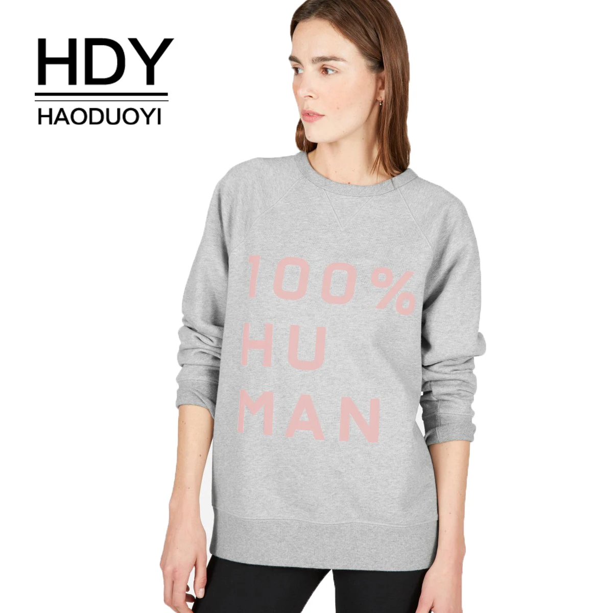 HDY Haoduoyi Женская толстовка унисекс из махровой ткани зимняя осенняя теплая модная