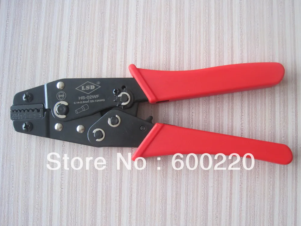 

Обжимные клещи bootlace, Обжимные Щипцы для проводов 0,14-2.5mm2 HS-02WF