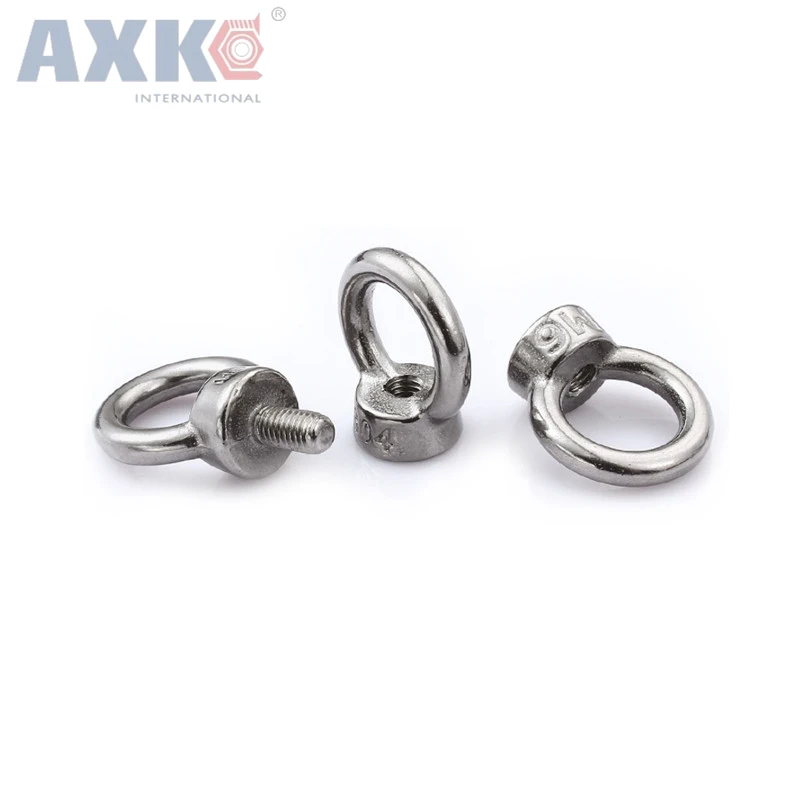 AXK болт m10 M3 M4 m5 m6 m8 m12 M14 M16 304 Нержавеющая сталь подъемный Глаз Болты Круглый кольцо