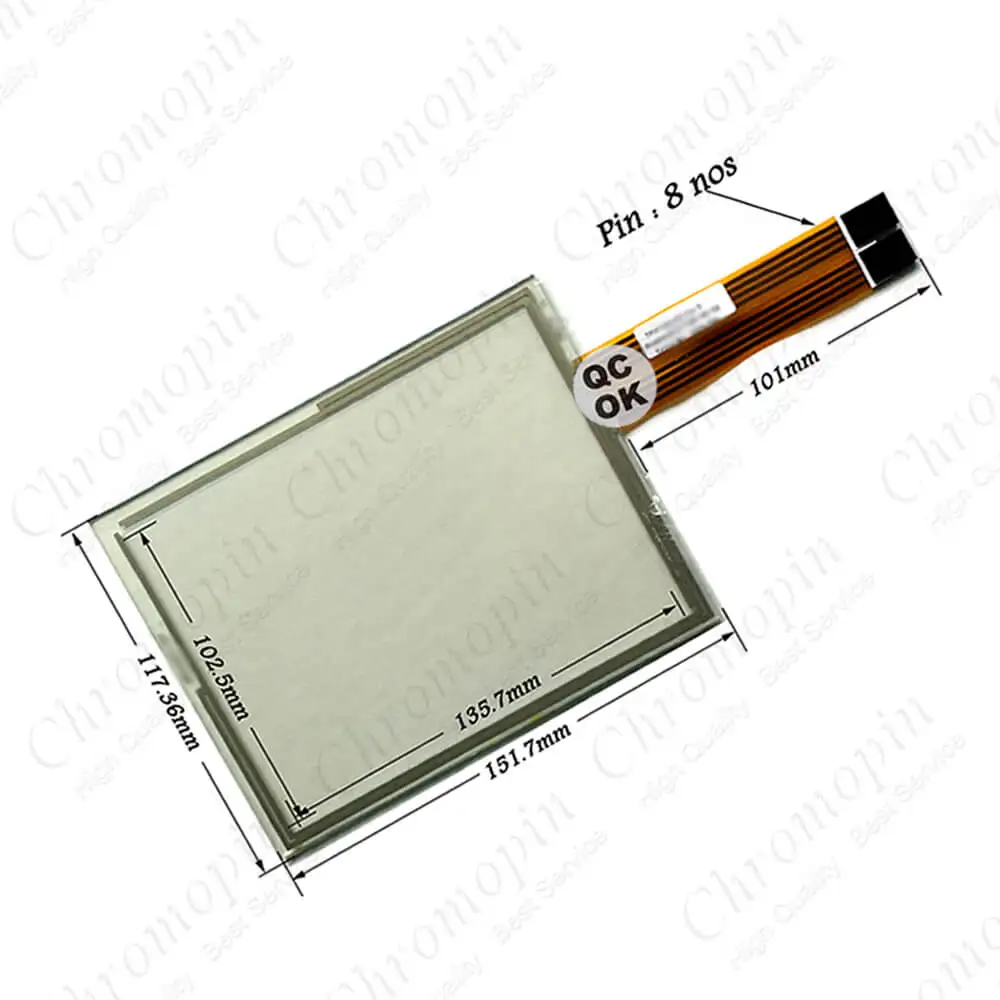 Панель сенсорного экрана для AB PanelView Plus 700 2711P RDT7C RDT7CK|Сенсорный панели| |