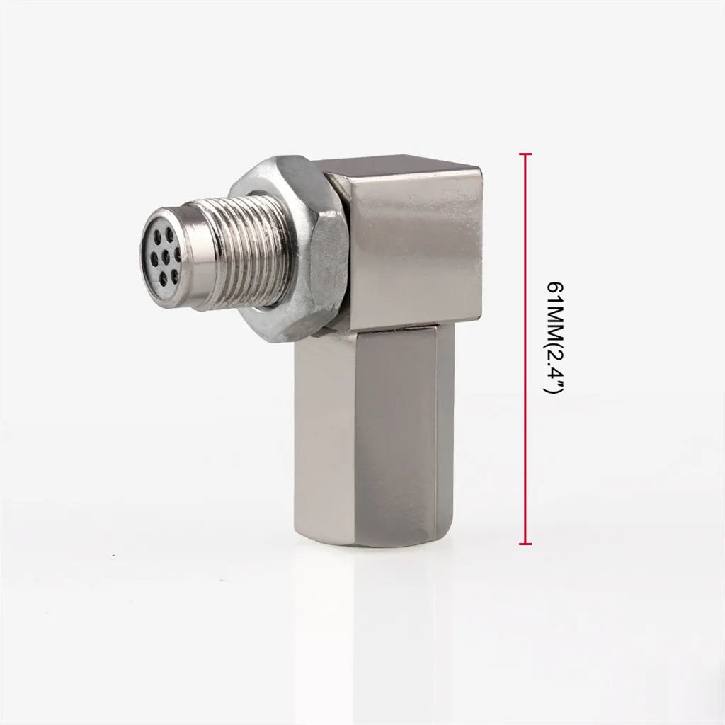 90 градусов O2 кислородный датчик распорный двигатель светильник CEL Check Bung мини