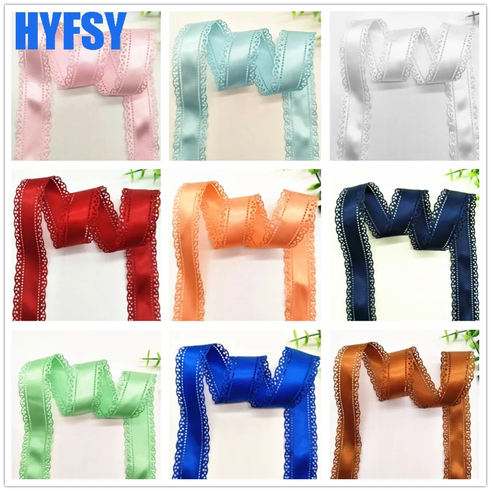 Hyfsy 10090 30 мм кружевная лента полый сделай сам головной убор 10 ярдов подарочная