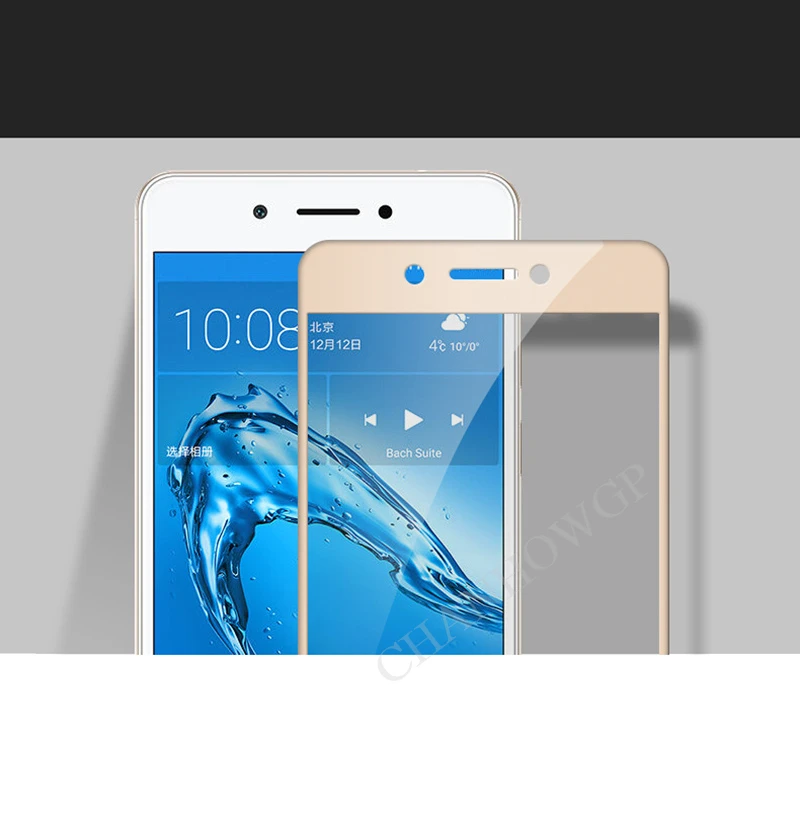 Закаленное стекло CHANHOWGP с полным покрытием для Huawei Honor 6C защита экрана из