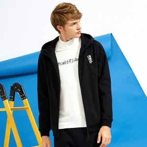 Пионерский лагерь повседневные одноцветные толстые мужчины куртка брендовая одежда мода с капюшоном зимние теплые флис мужской пальто 100% хлопок AJK701244