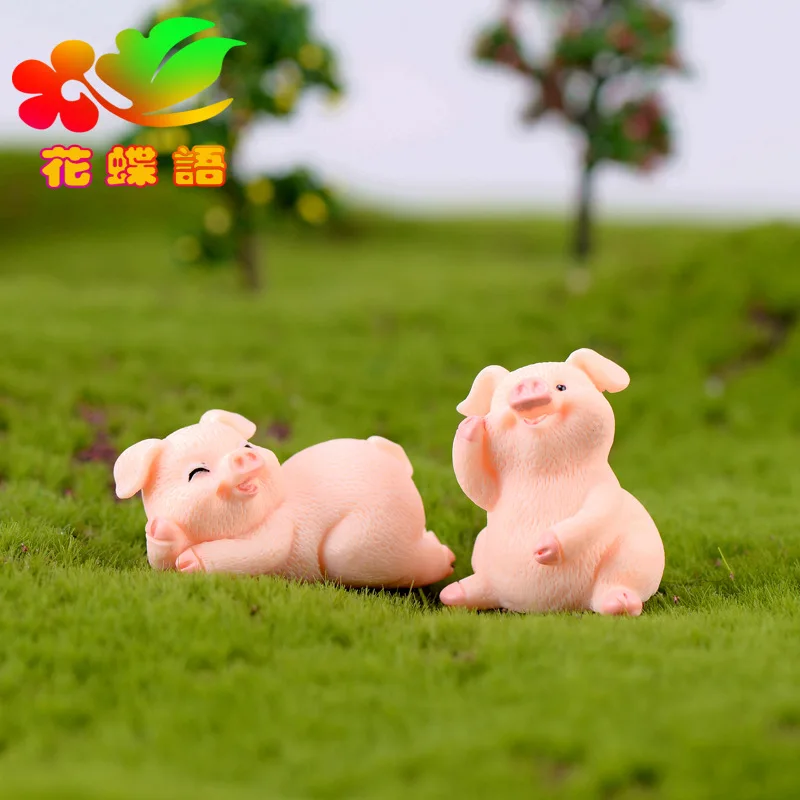1 шт. свинья из мультфильма ZOCDOU милая Китая маленькая фигурка животного Гонконга