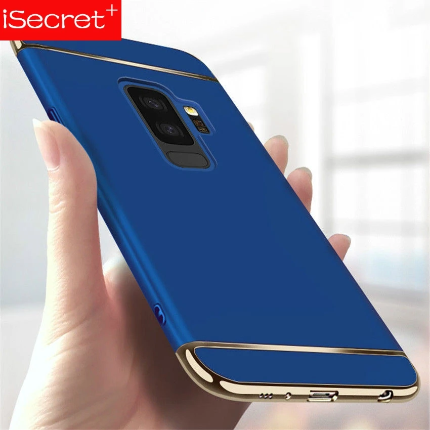 Роскошный Жесткий чехол 3 в 1 для Samsung Galaxy S10 Plus S10Lite S9 S9Plus S8 S8Plus S7 S7edge S6 S6edge plus