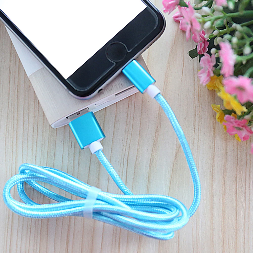 PHOMAX 5Pack Micro USB Cable Nylon Braided 1m/2m/3m Data Sync USB Charger Cable For Samsung huawei xiaomi Android Phone Cables