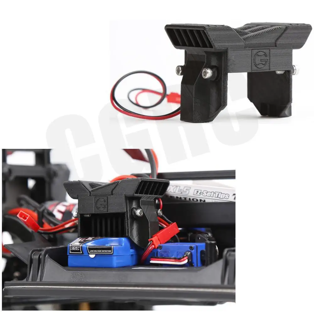 TRX4 ESC Радиатор Вентилятор охлаждения Защитная крышка для 1/10 Rc Гусеничный
