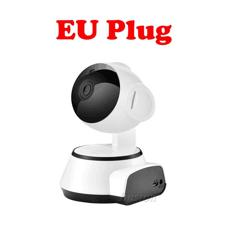 EU Plug 720P Мини WiFi IP Camaras de Seguridad CCTV беспроводная домашняя камера ночного видения безопасности няня камера - Цвет: EU Plug