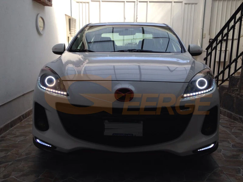 Для Mazda 3 mazda3 BL 2009 2010 2011 2012 2013 седан хэтчбек отличное Ультра яркое освещение smd комплект светодиодов «глаза ангела» дневные ходовые огни