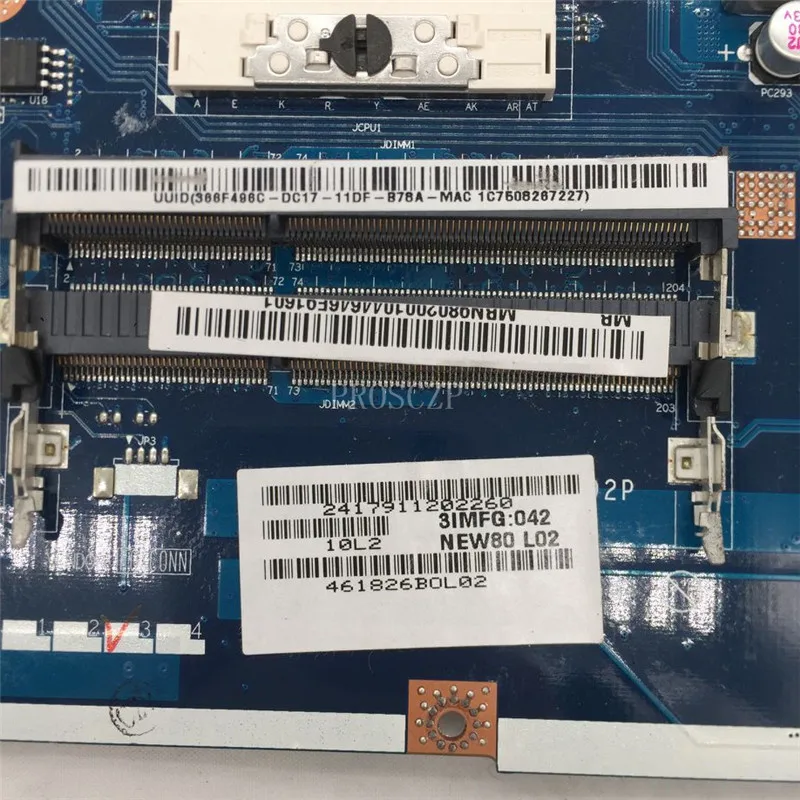 Бесплатная доставка для aspire 5742 5742G 5741 5741Z материнская плата ноутбука NEW70 LA 5892P HM55 DDR3