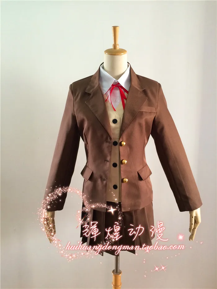 Аниме Danganronpa 3 The End of Hope's Peak старшеклассник Arc Chiaki Nanami Униформа короткая юбка