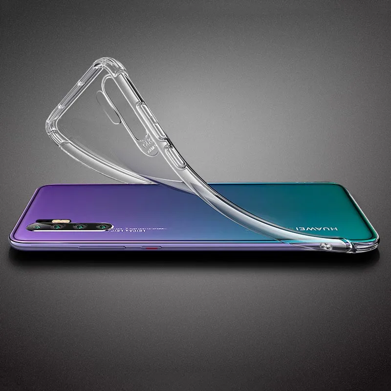 Shockproof Cover Transparent Soft TPU Cases For Huawei Honor 10 9i Play 8X 8C 8A V20 P30 Mate RS Nova 3 3i 4 Note Mate20 lite |