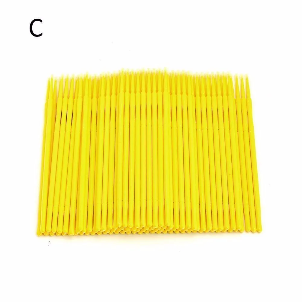 100pcs Disposable Eyelash Extension Tools Individual lashes Applicators Mascara Brush Lash Extensions Cotton Swab | Красота и