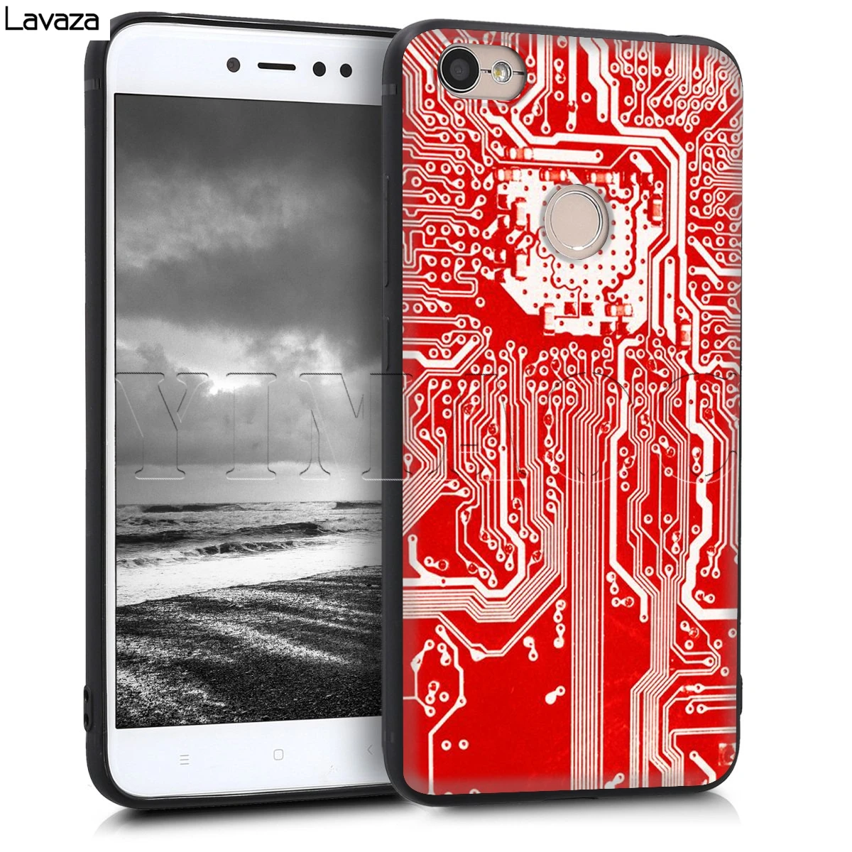 Lavaza Technology Circuit Case for Xiaomi Redmi Note 4A 4X 5 5A 6 6A 7 S2 Pro Go Prime Plus |