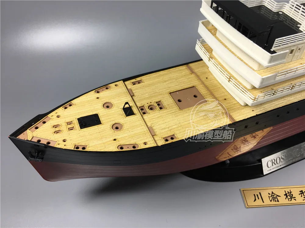 1/150 масштаб деревянная палуба ДЛЯ Meng OS-001 пересекающий корабль модель наборы