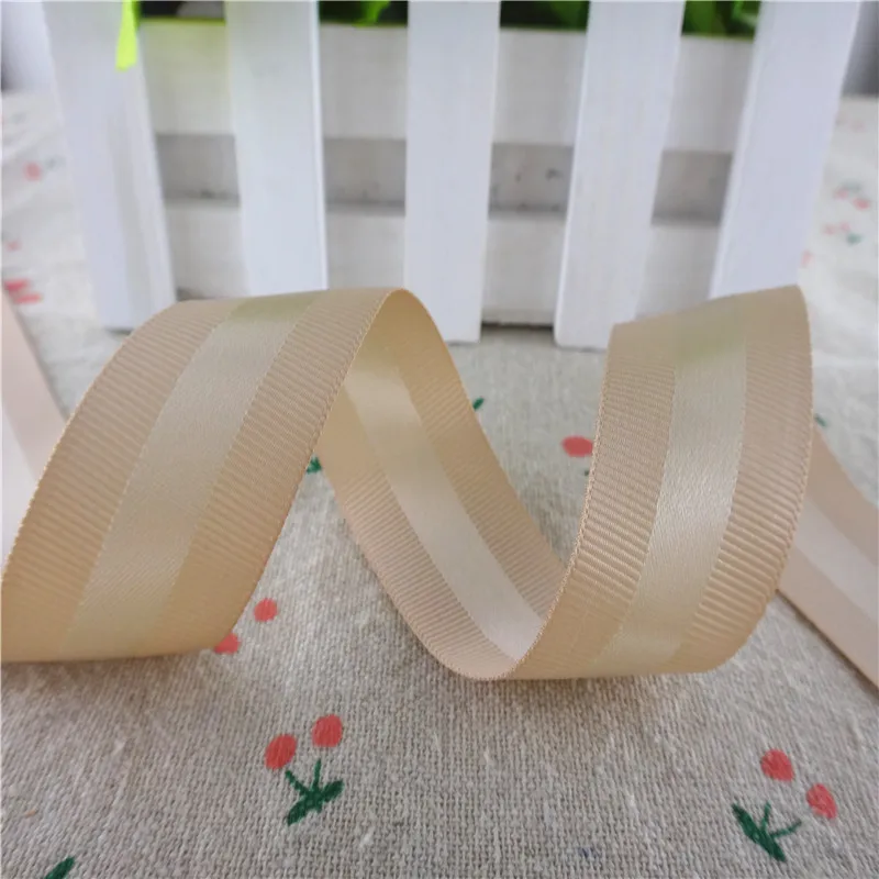 Edoyoyo 5 ярдов/Лот 16 мм/25 мм/38 мм ребро атласная лента DIY Grosgrain лента для дня рождения свадебные повязки Grosgrain лента женская мягкая филе - Цвет: DSC03089