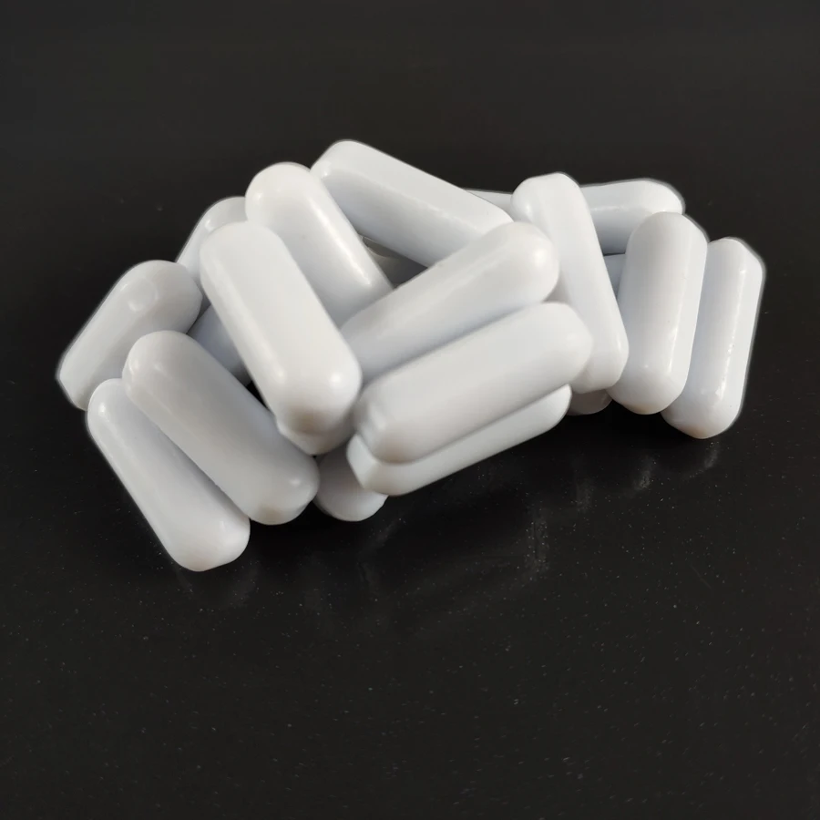 Бесплатная доставка 10 шт. магнитная мешалка C7x18mm из ПТФЭ миксер мешалки белые