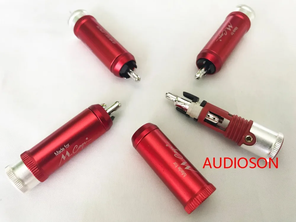 Hi-End Mundorf MCap nextgen WBT-0110AgAu signature RCA 1 комплект из 4 шт. родиевое покрытие