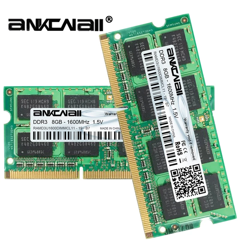 Оперативная Память DDR3L 8 Гб (2 шт. x ГБ) 1333 МГц 1600 память для ноутбука Intel DIMM 12800 в