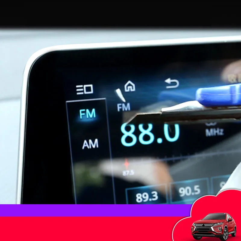Защитная пленка для экрана автомобиля gps навигация lcd закаленное украшение автомобильные аксессуары для Mitsubishi ECLIPSE CROSS