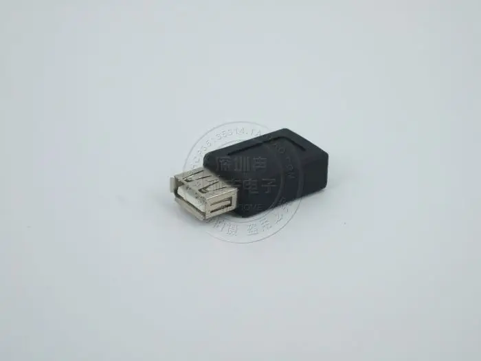 Новинка черный Переходник USB 2 0 типа A мама мини B переходник с usb на микро разъем