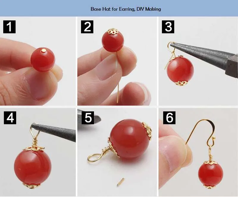 20 шт./лот лидер продаж позолоченные бусины с полыми цветами 10 мм для самодельных