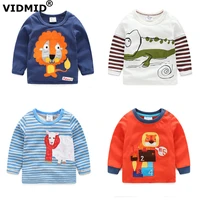 1-6Y new arrival boys t-shirt baby boy t shirt children blouse clothing for boys autumn spring long sleeve shirts jackets