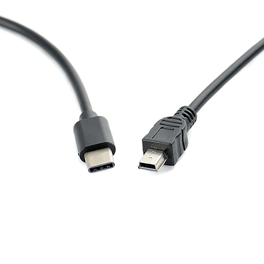 30 см usb type-C к Mini USB mini 5p type c кабель для передачи данных между штыревыми соединителями для Canon camera Computer