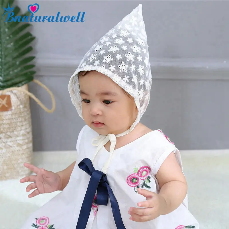

Bnaturalwell, детский цветочный чепчик, ретро, кружевная шапка, шапка для маленьких девочек, Скандинавская винтажная кружевная шапка для малышей ...