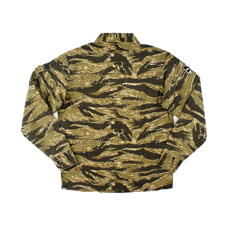 Камуфляжная армейская винтажная уличная рубашка карго для мужчин Camisa Masculina