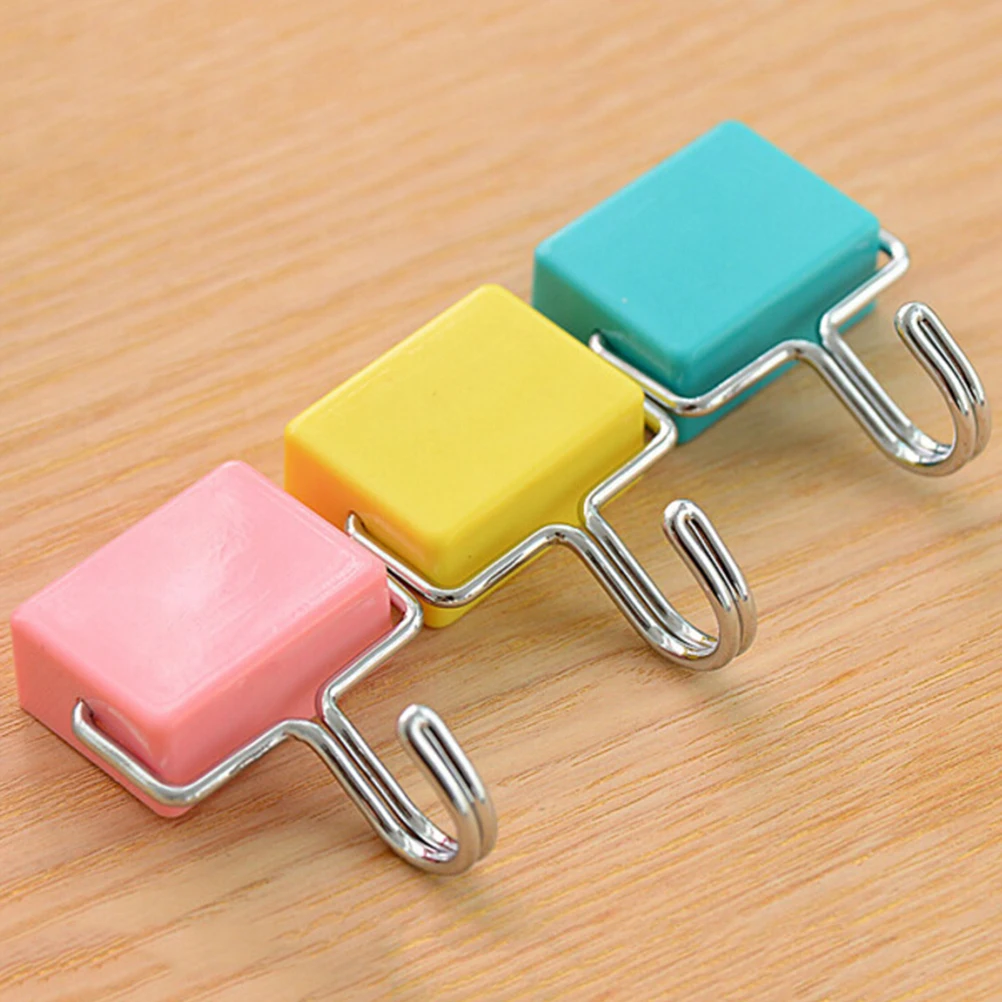 3 шт./лот Модный новый дизайн горячие супер всасывающие Магнитные Крючки для